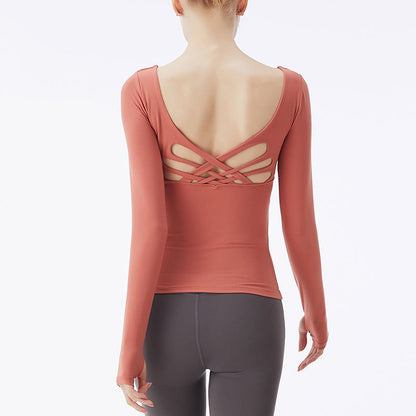 Yoga Long Sleeve Cross T-Shirt