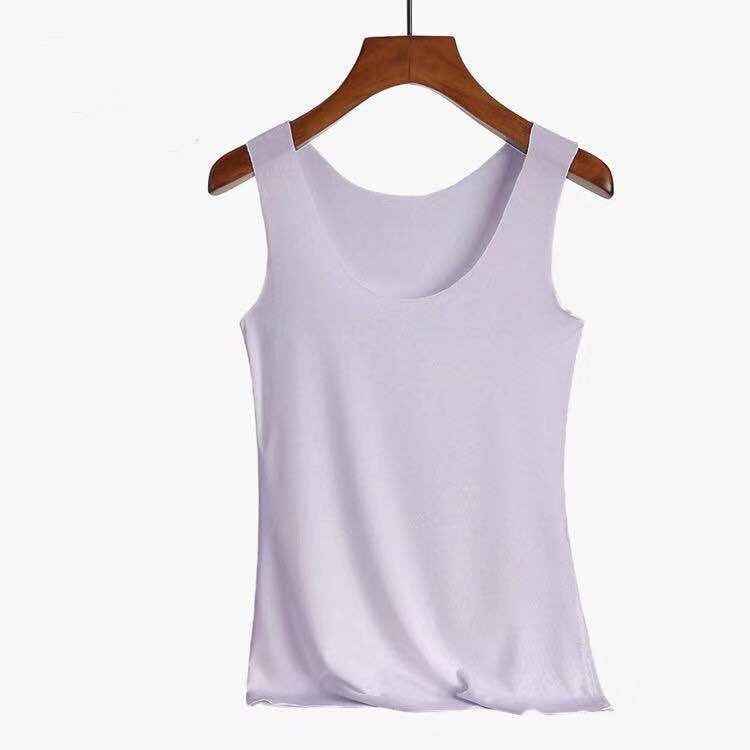 O Neck Seamless Tank Tops