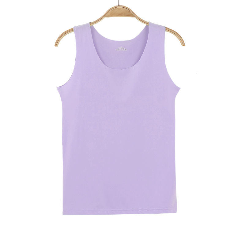 O Neck Seamless Tank Tops