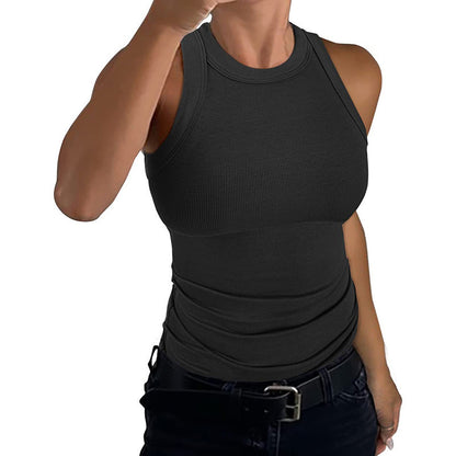 Crew Neck Slim-fit Tank Top