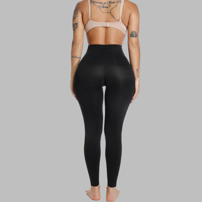 High Waist Plain Leggings