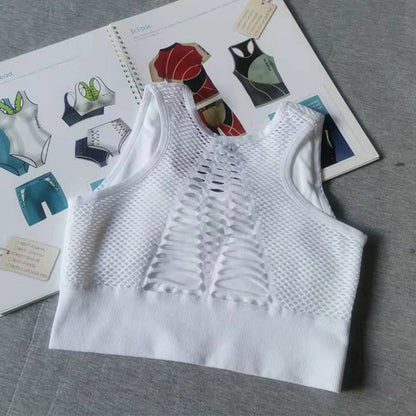 Breathable Mesh Sports Bra