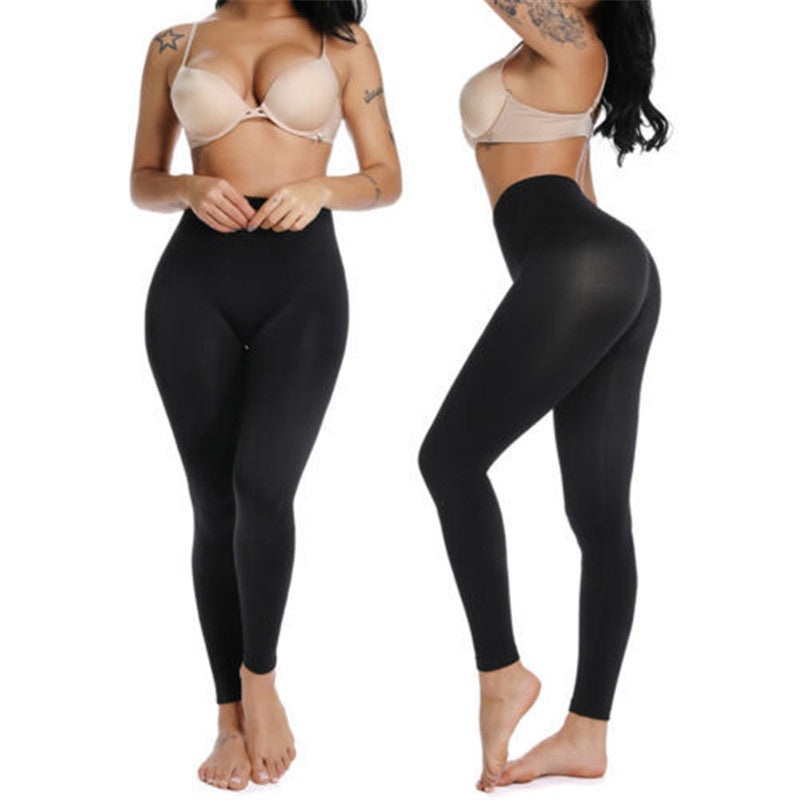 High Waist Plain Leggings