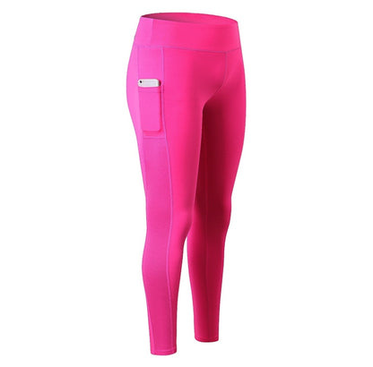 Seamless Sports Pants With Pocket